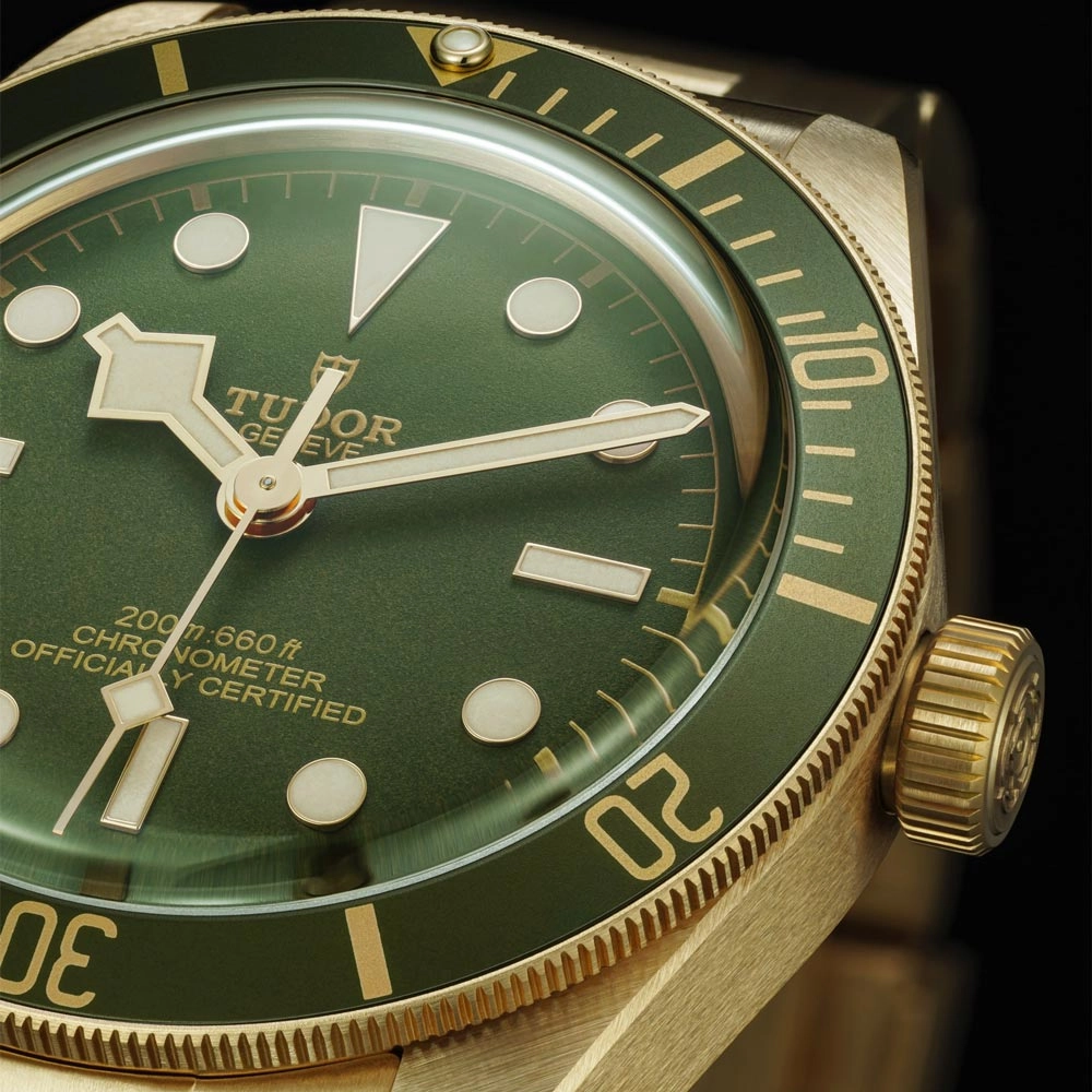 TUDOR Black Bay 58 18ct Gold 39mm Green Dial Watch M79018V-0006