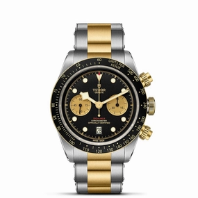 TUDOR Black Bay Chrono S&G 41mm Black Dial Steel & Gold Gents Watch M79363N-0001