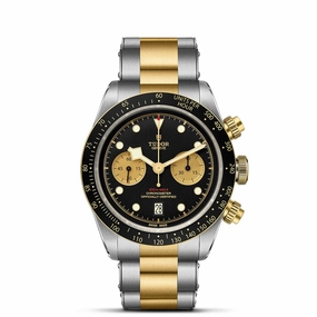 TUDOR Black Bay Chrono S&G 41mm Black Dial Steel & Gold Gents Watch M79363N-0001