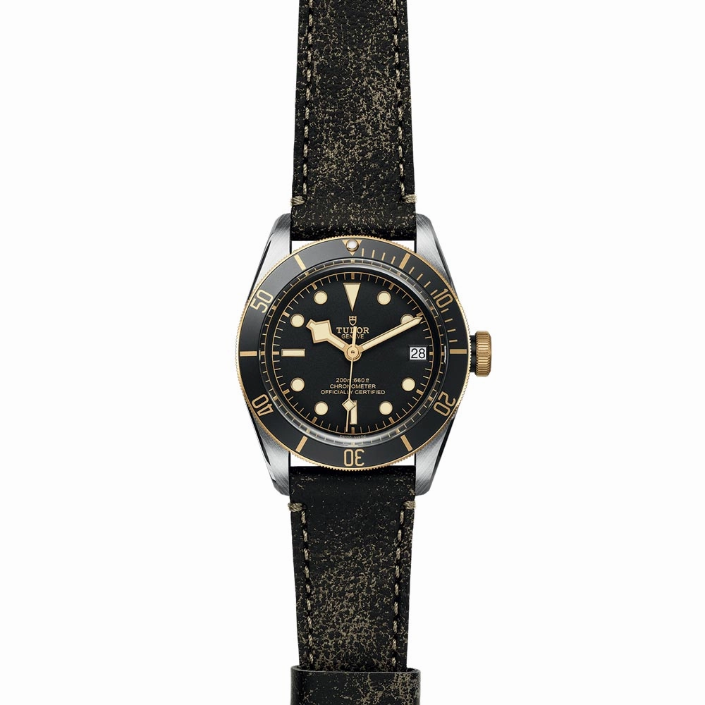 TUDOR Black Bay S&G 41mm Black Dial Steel & Gold Gents Watch M79733N-0007