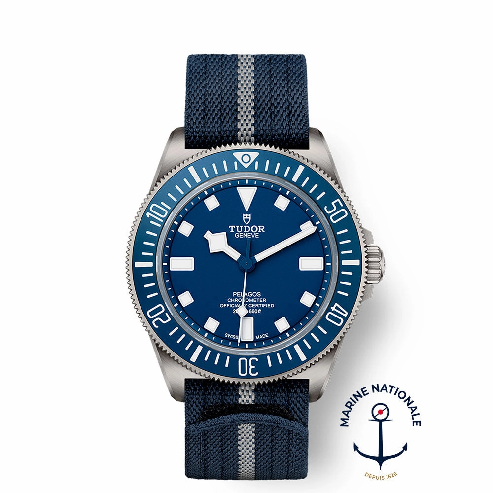 TUDOR Pelagos FXD Swiss Diving 42mm Blue Dial Titanium Gents Watch M25707B/24-0001