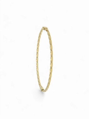 Twist Bangle in 9ct Yellow Gold