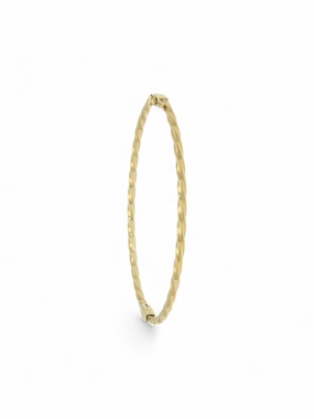 Twist Bangle in 9ct Yellow Gold