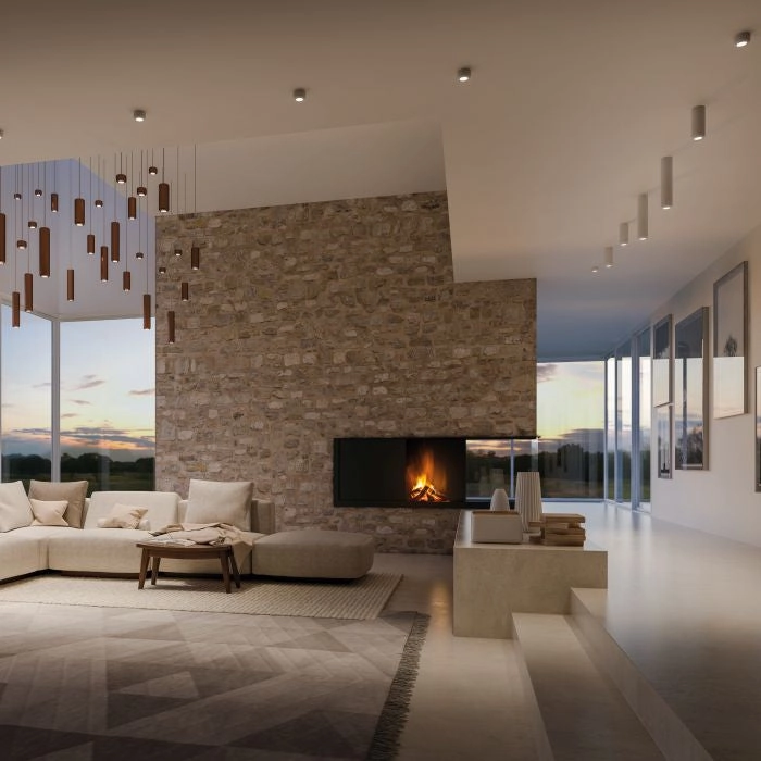 Urban Mini P Pendant In White, Bronze Or Grey From Axo Light