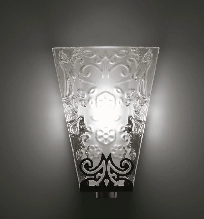 Vicky Fabbian D69 D01 Lead Crystal Wall Light