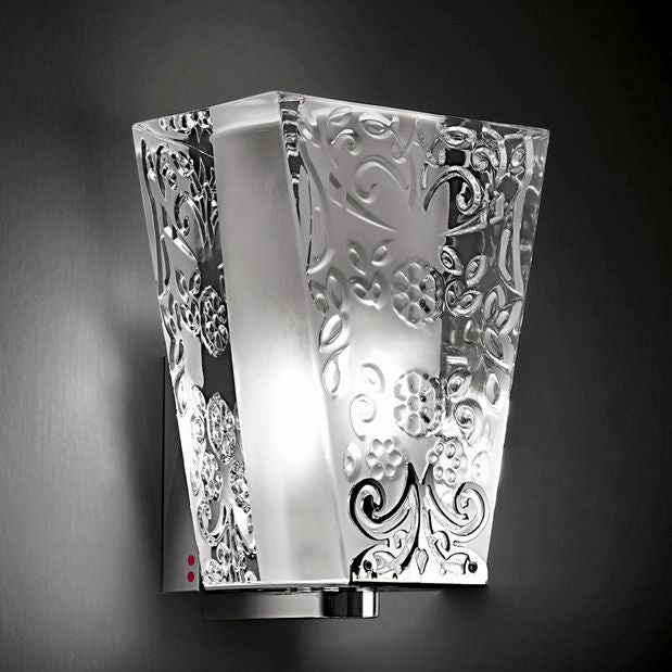 Vicky Fabbian D69 D01 Lead Crystal Wall Light