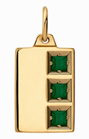 Virgil Quartz Pendant, Gold Vermeil