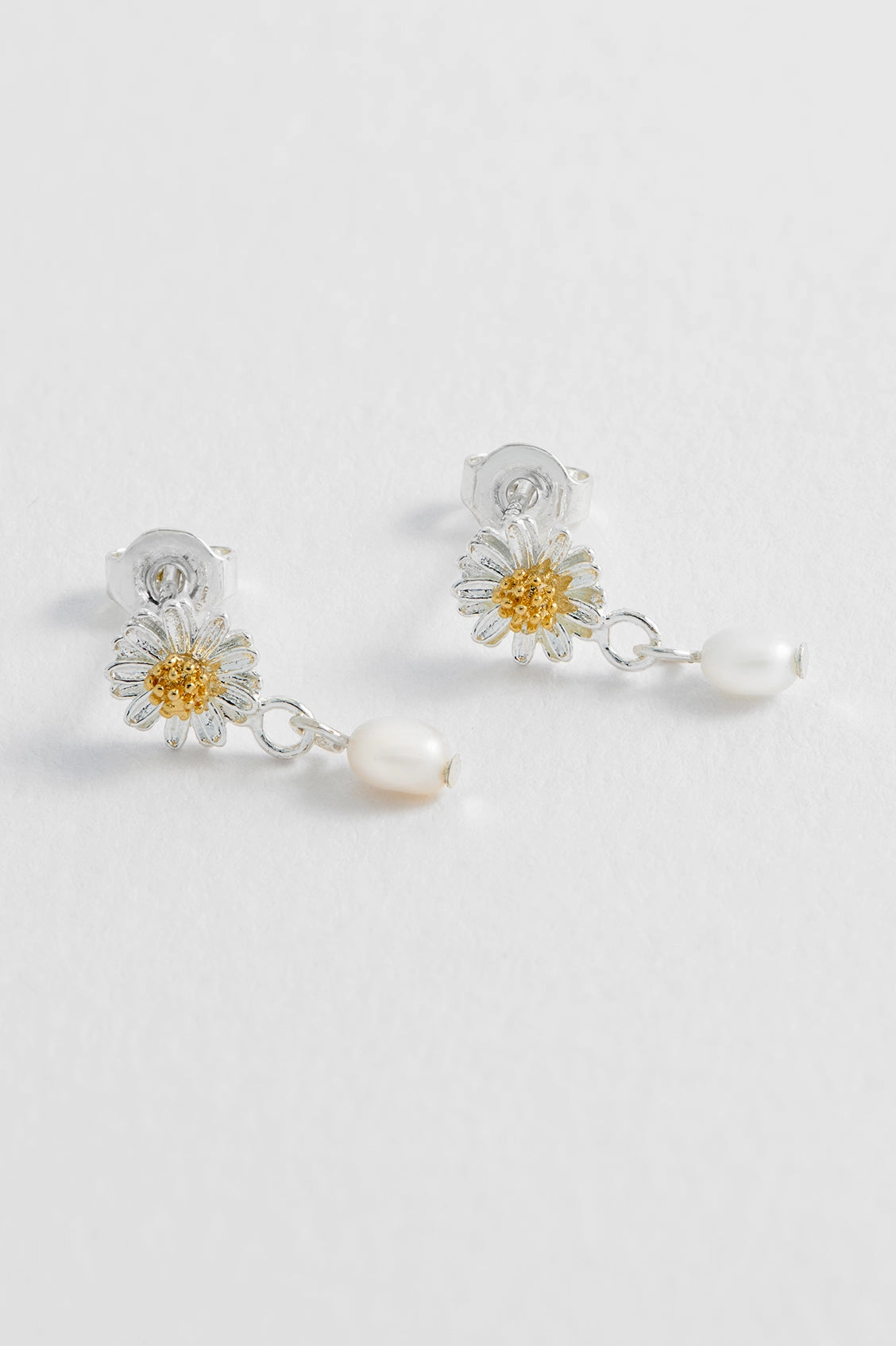 Wildflower Pearl Drop Studs