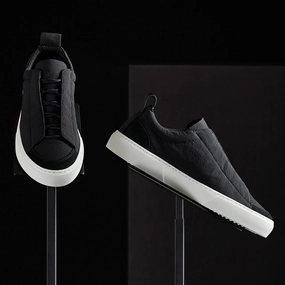 Women's Solstice Low Top Skate Sneaker - Black/Black
