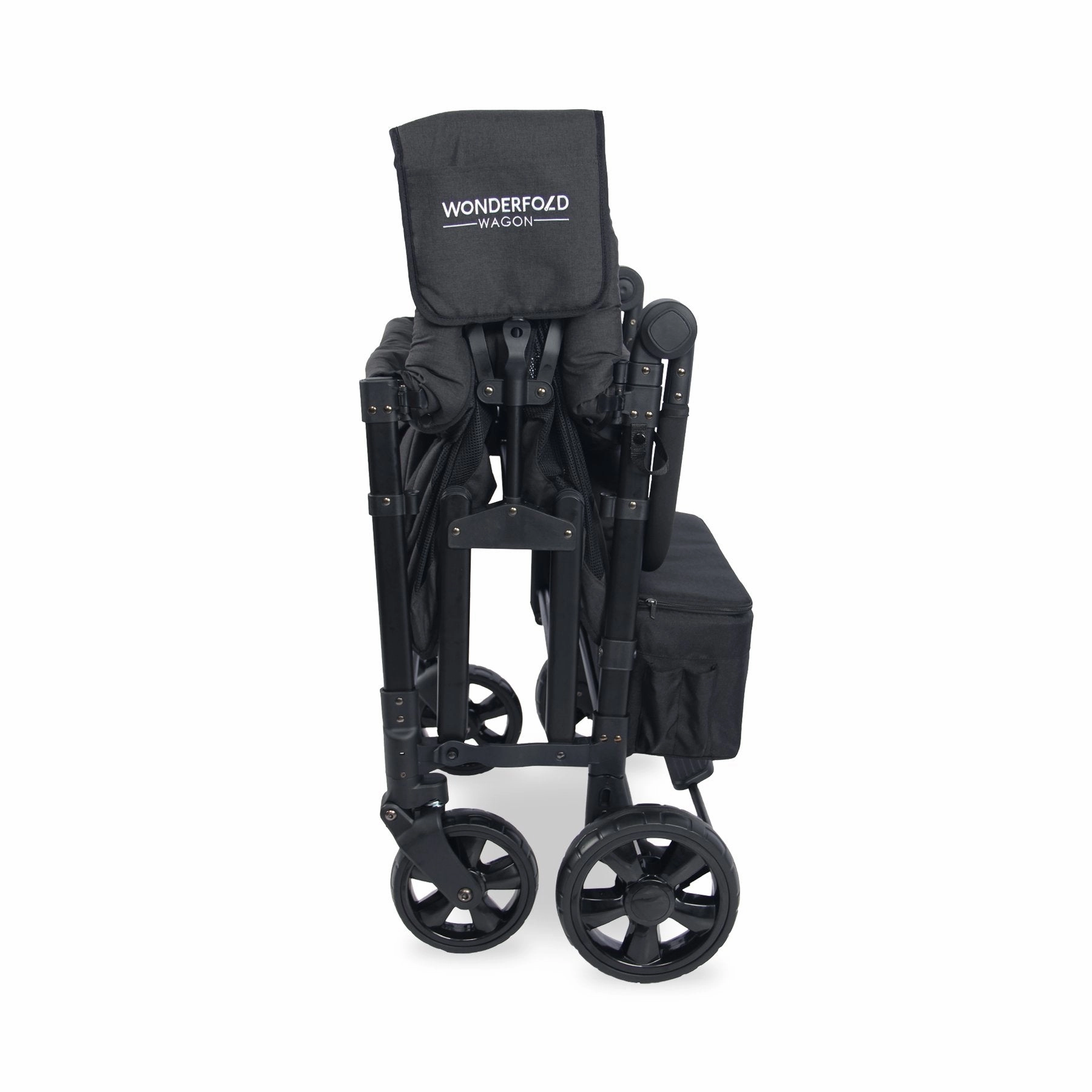 Wonderfold W4 Elite Quad Stroller Wagon (Charcoal Gray)